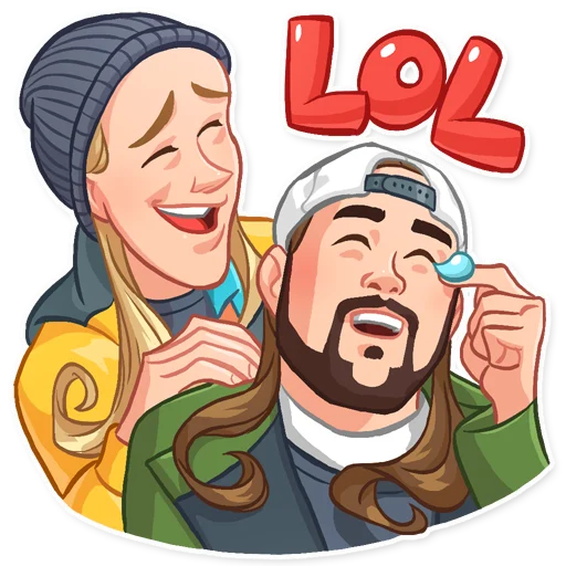 Jay and Silent Bob, telegram sticker