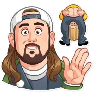 👋-Jay and Silent Bob, Telegram Sticker