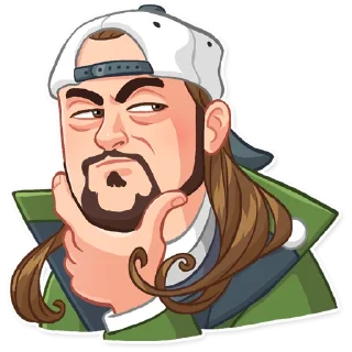 🤔-Jay and Silent Bob, Telegram Sticker