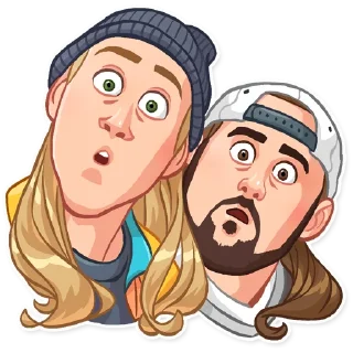 😨-Jay and Silent Bob, Telegram Sticker