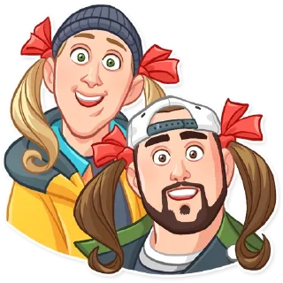 😃-Jay and Silent Bob, Telegram Sticker