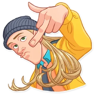 🖕-Jay and Silent Bob, Telegram Sticker