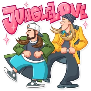 🕺-Jay and Silent Bob, Telegram Sticker
