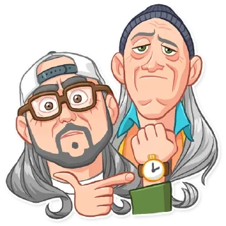 ⌛️-Jay and Silent Bob, Telegram Sticker