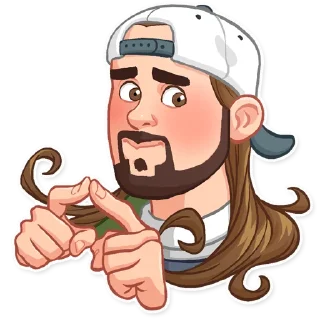😊-Jay and Silent Bob, Telegram Sticker