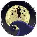 ❤️-The Nightmare Before Christmas, Telegram Sticker