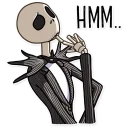 🤔-The Nightmare Before Christmas, Telegram Sticker