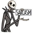 😐-The Nightmare Before Christmas, Telegram Sticker