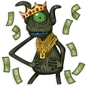 🤑-The Nightmare Before Christmas, Telegram Sticker