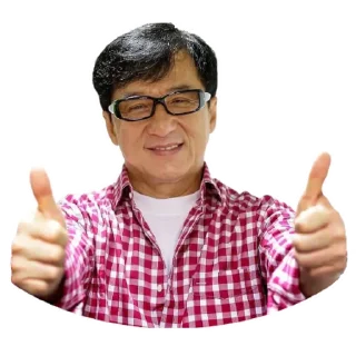 👍-Jackie Chan, Telegram Sticker