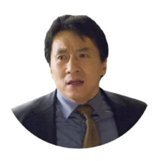 😰-Jackie Chan, Telegram Sticker