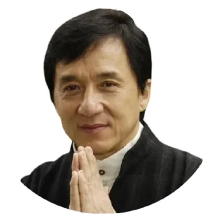 🙏-Jackie Chan, Telegram Sticker