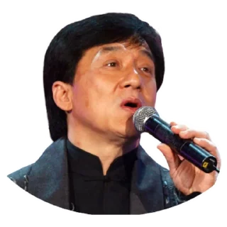 🎤-Jackie Chan, Telegram Sticker