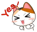 😹-Japanese Kitty, Telegram Sticker