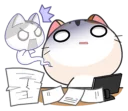 😾-Japanese Kitty, Telegram Sticker
