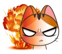 😾-Japanese Kitty, Telegram Sticker