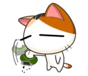 😿-Japanese Kitty, Telegram Sticker