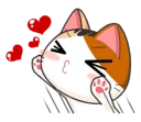 😻-Japanese Kitty, Telegram Sticker