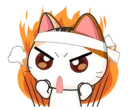 😼-Japanese Kitty, Telegram Sticker