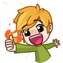 👍-Love Story, Telegram Sticker