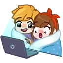 💻-Love Story, Telegram Sticker