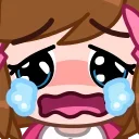 😭-Love Story, Telegram Sticker