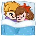 😴-Love Story, Telegram Sticker