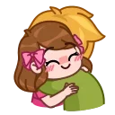 🤗-Love Story, Telegram Sticker