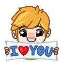 😚-Love Story, Telegram Sticker