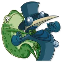 🐸-Jean Baptiste Plagouille 2, Telegram Sticker