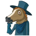 🐴-Jean Baptiste Plagouille 2, Telegram Sticker