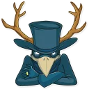 👿-Jean Baptiste Plagouille 2, Telegram Sticker