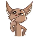 🤔-Jerry Jerboa, Telegram Sticker
