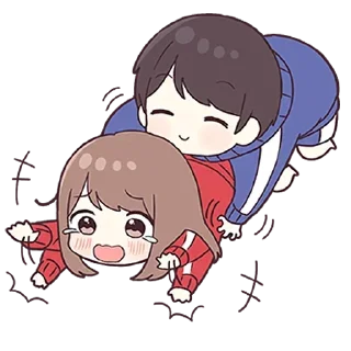 💙-Jersey Couple, Telegram Sticker