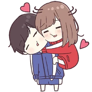❤️-Jersey Couple, Telegram Sticker