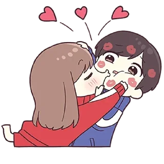 ❤️-Jersey Couple, Telegram Sticker