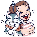 😂-Jess And Jack, Telegram Sticker