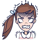 😠-Jess And Jack, Telegram Sticker