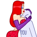 🤗-Jessica Rabbit, Telegram Sticker