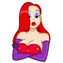 🙄-Jessica Rabbit, Telegram Sticker
