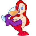 🍷-Jessica Rabbit, Telegram Sticker
