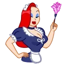 🧹-Jessica Rabbit, Telegram Sticker