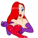 🤯-Jessica Rabbit, Telegram Sticker