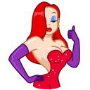 👍-Jessica Rabbit, Telegram Sticker