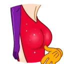 🍑-Jessica Rabbit, Telegram Sticker