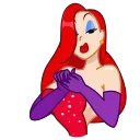 🖕-Jessica Rabbit, Telegram Sticker