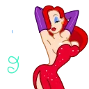 💃-Jessica Rabbit, Telegram Sticker