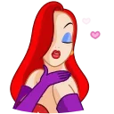 😘-Jessica Rabbit, Telegram Sticker
