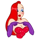 ☺️-Jessica Rabbit, Telegram Sticker