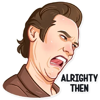 😒-Jim Carrey, Telegram Sticker